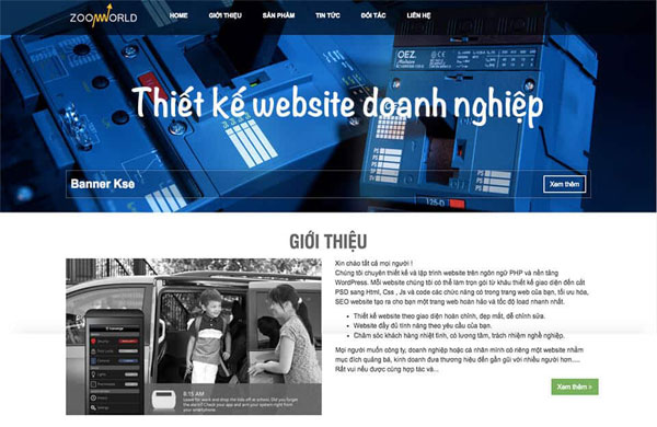 website chuy&ecirc;n về giới thiệu